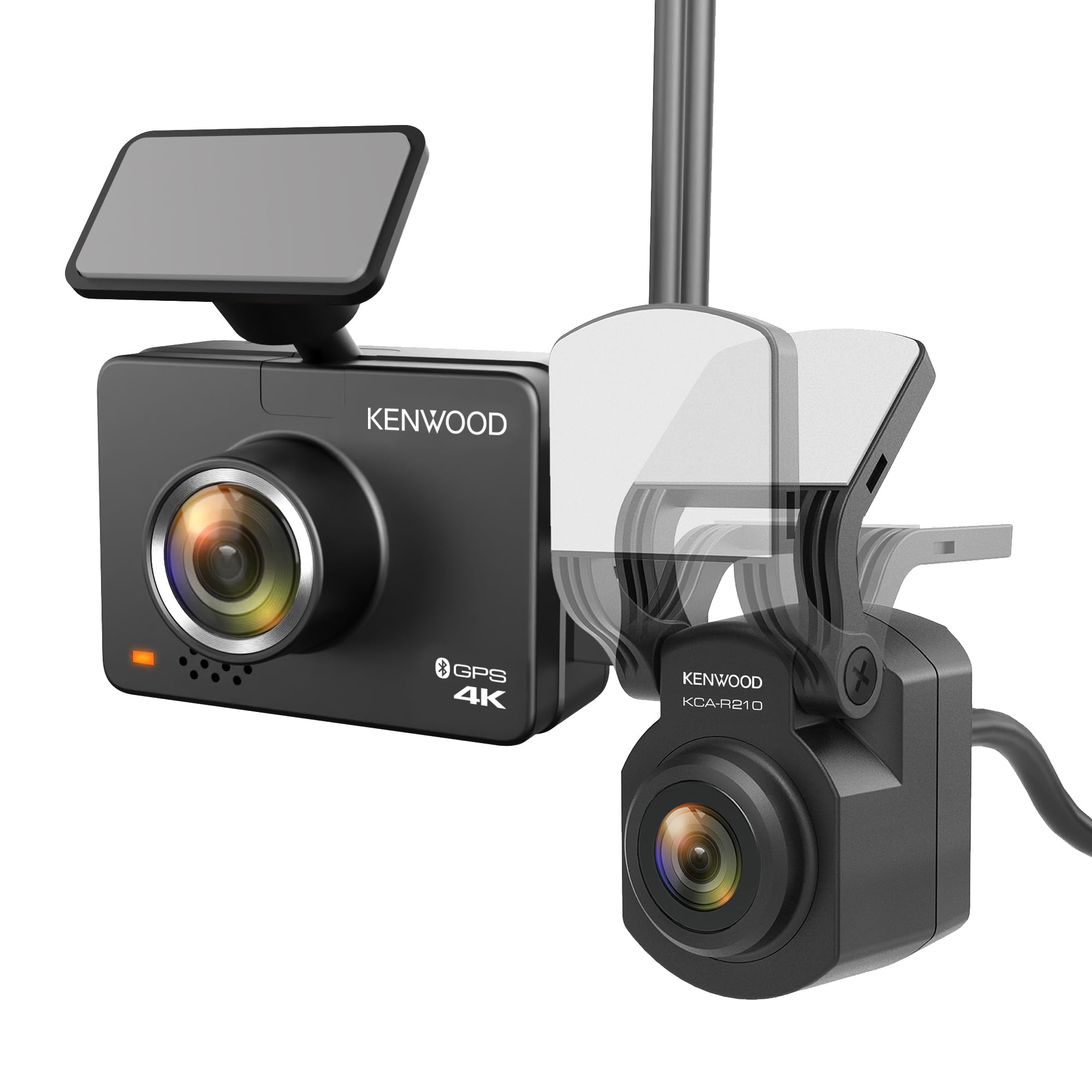 KENWOOD DRV-A610WDP Dash Cam Front and Rear with GPS, 4K/2K Dash Camera for Cars, Trucks & RVs, Bluetooth & WiFi Support, Loop Recording, G Sensor, Motion Detection, Includes 64GB Micro SD Card KENWOOD DRV-A610WDP Dash Cam Front and Rear with GPS, 4K/2K Dash Camera for Cars, Trucks & RVs, Bluetooth & WiFi Support, Loop Recording, G Sensor, Motion Detection, Includes 64GB Micro SD Card